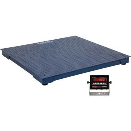 OPTIMA SCALE MFG. Optima 916 Series NTEP Heavy Duty Pallet Scale With LED Indicator, 4'x5', 5,000 lb x 1 lb OP-916-4x5-5LED